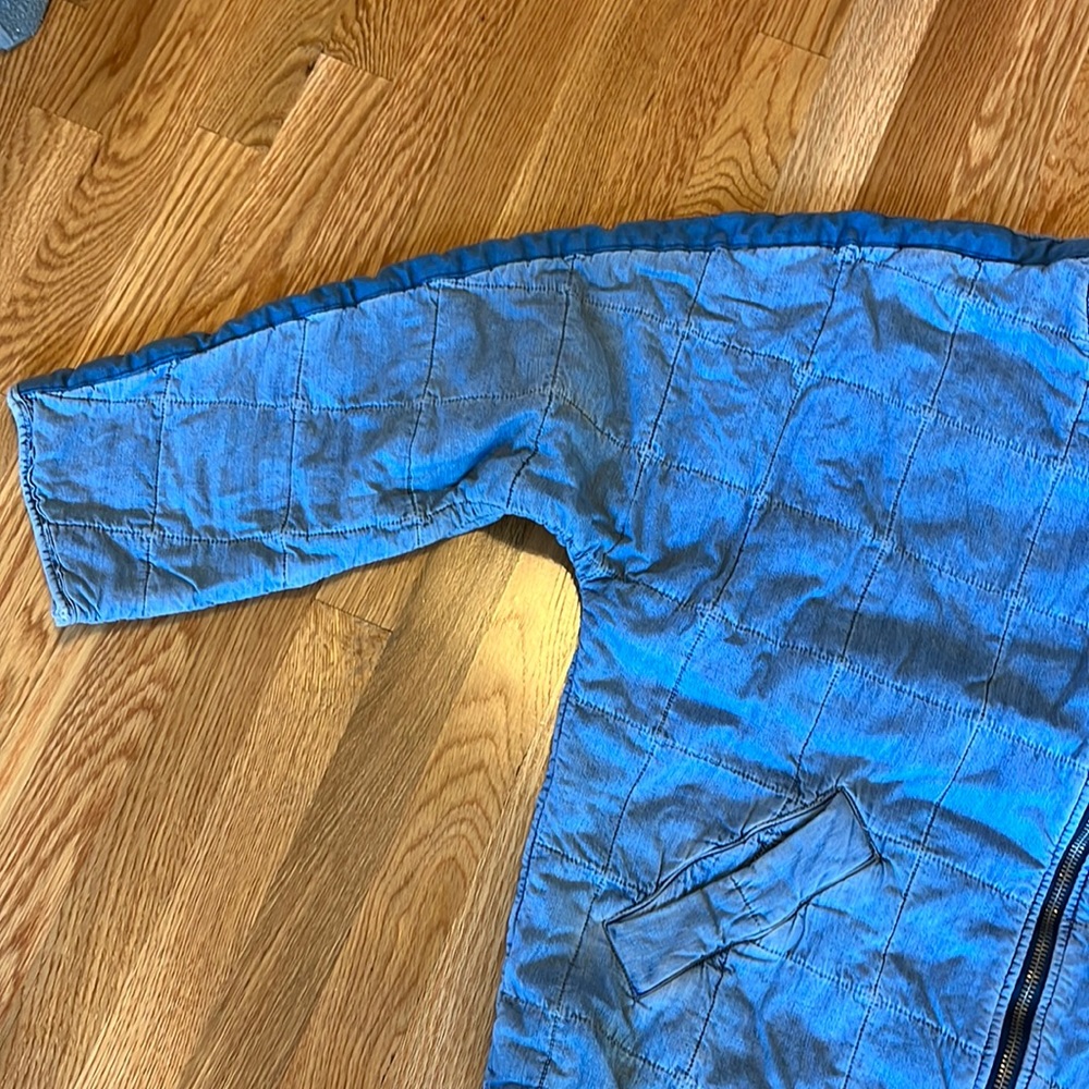 Free People Denim Dolman Quilted Jacket - Picture 8 of 16